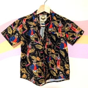 RSVLTS Kids Ric Flair button-up collared tee